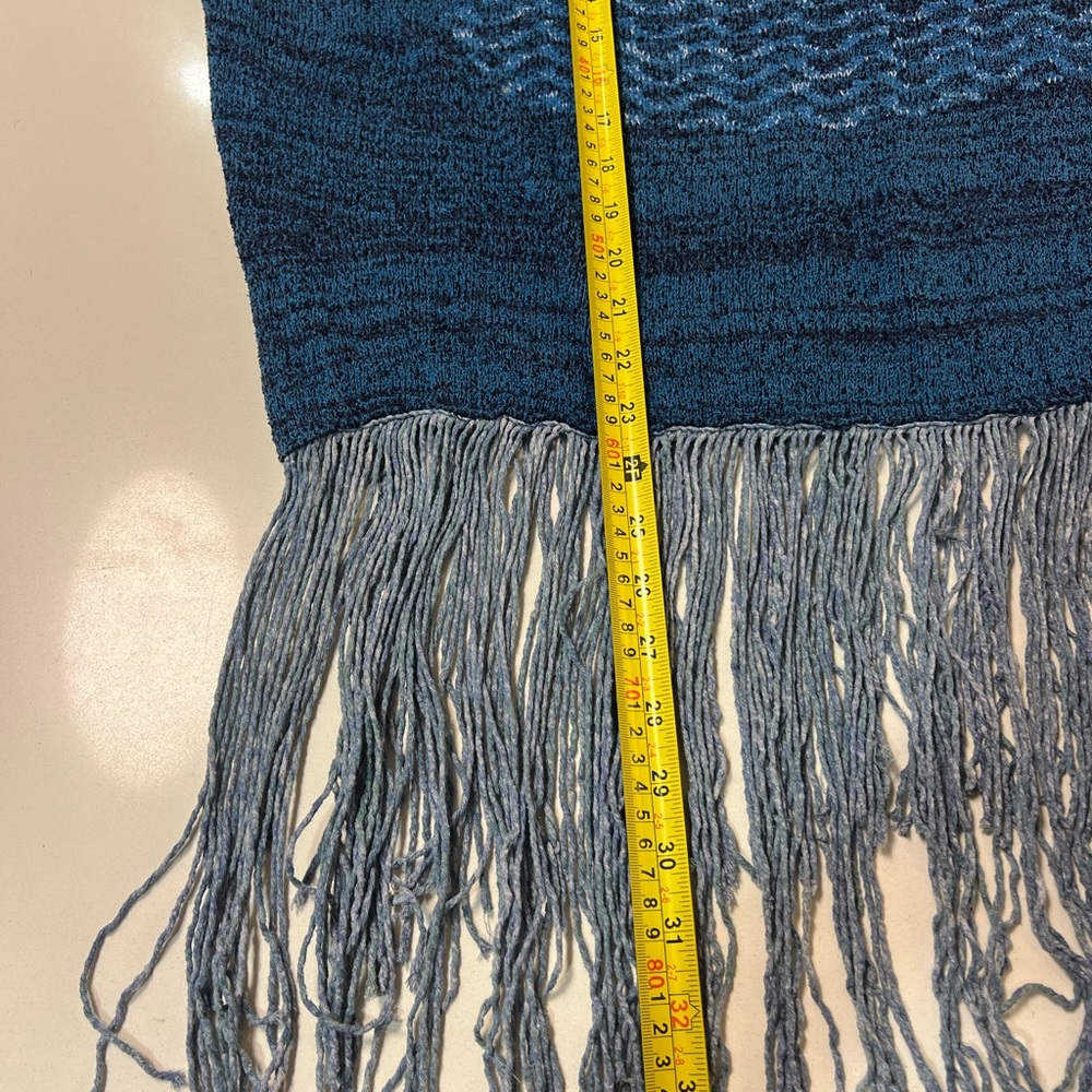 FREE PEOPLE Sunset Fringe Knit Festival Boho Coverup Top | XS/S | Retail $168 - Picture 6 of 8